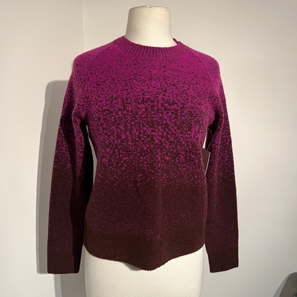 Athleta, Hawthorn textured warm Ombré Crew Sweater, XXS - Picture 3 of 8